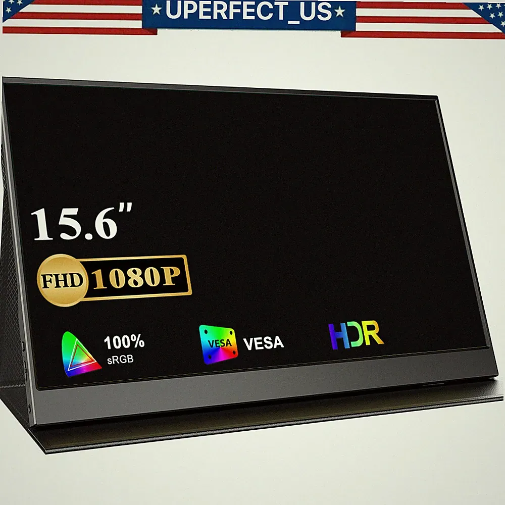 UPERFECT 15.6" 1200:1 HDR NEW FHD Eye-care Portable Gaming Monitor For PS6 Xbox