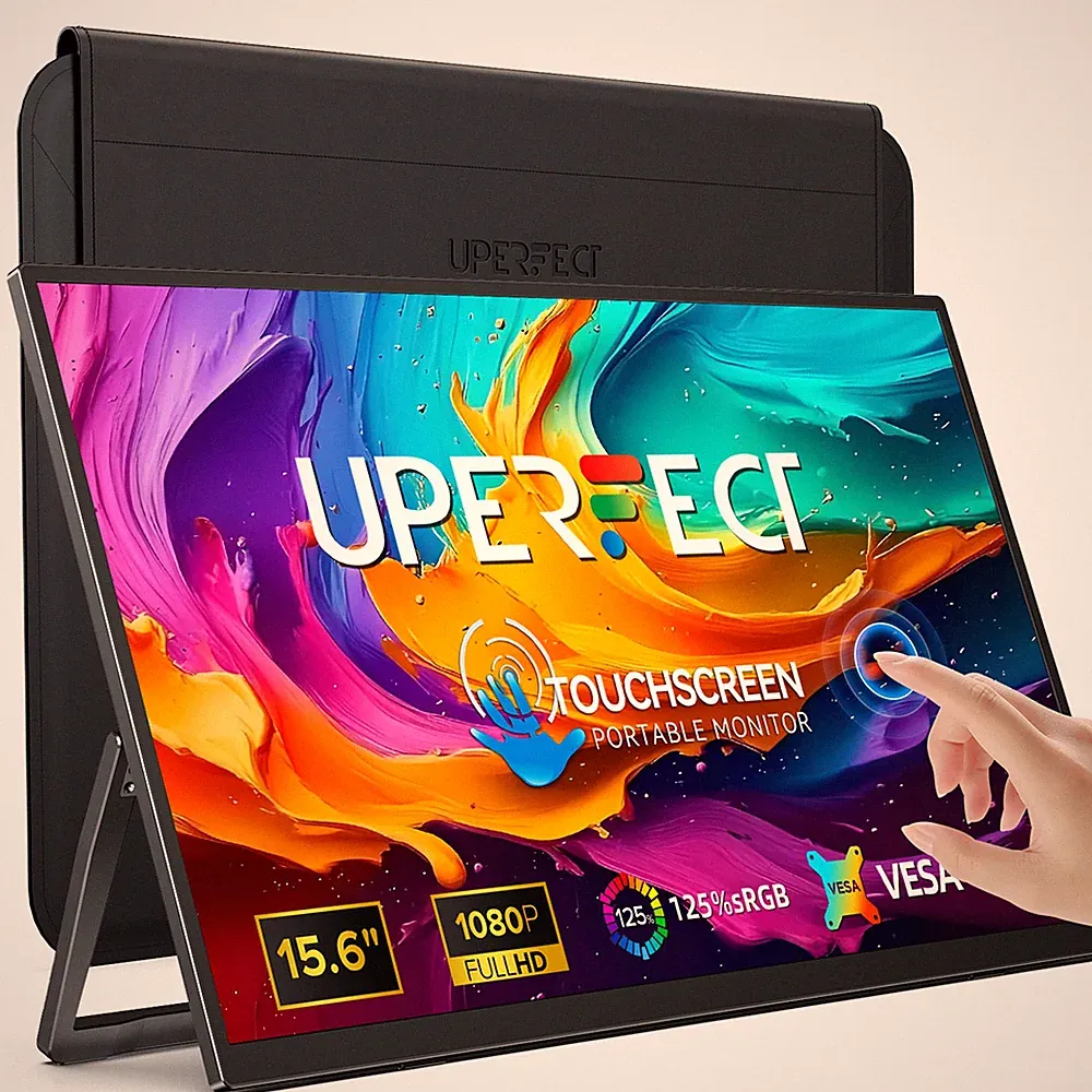 UPERFECT 15.6 Inch Touchscreen Monitor 1920x1080 HDMI IPS Monitor Gaming Monitor