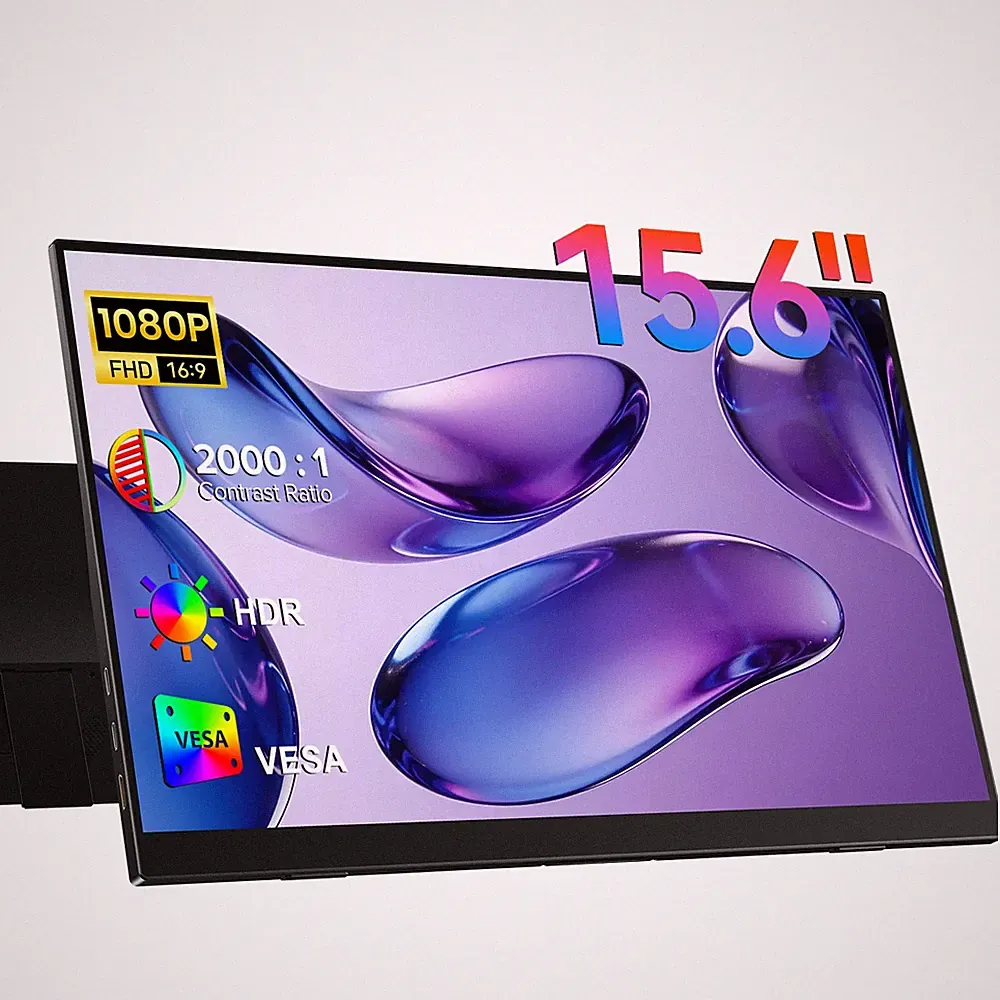 UPERFECT 15.6" Portable Monitor IPS HDR 1920*1080 Full HD Eye Care Travel Screen