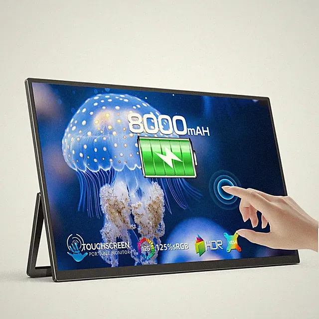 UPERFECT 15.6" Touchscreen Portable Monitor 1920x1080 Gaming Screen USB C HDMI