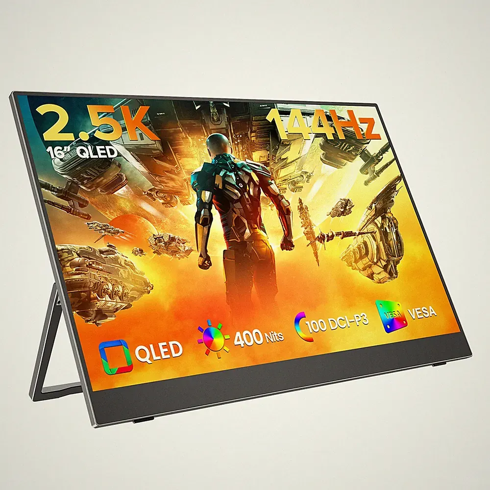 UPERFECT 16" 144Hz Portable Gaming Monitor 2560x1600 2.5K Monitor Gaming Monitor