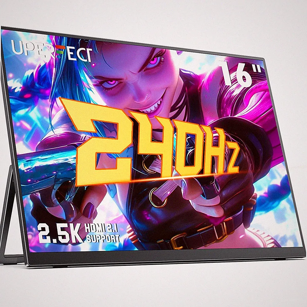 UPERFECT 16" 240Hz Portable Monitor 2K 2560 * 1600 100% sRGB QHD Gaming Monitor