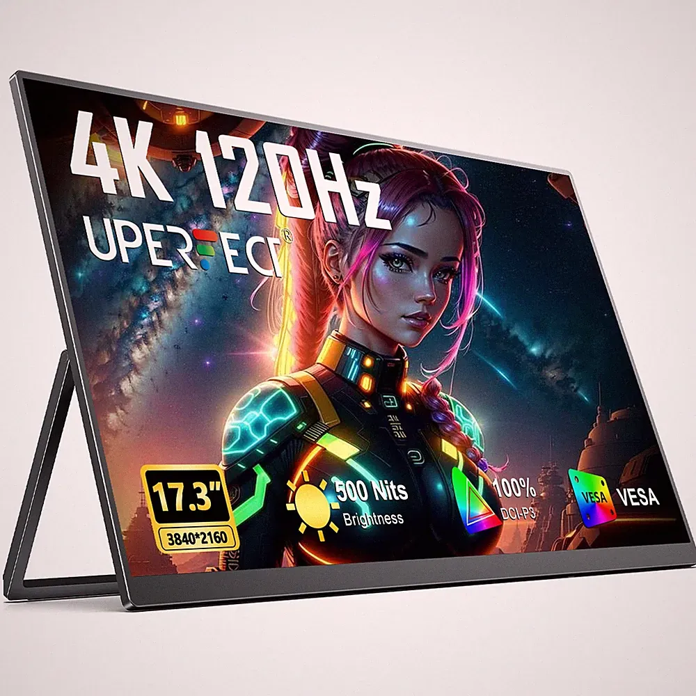 uperfect 17.3" 4k 120hz portable gaming monitor