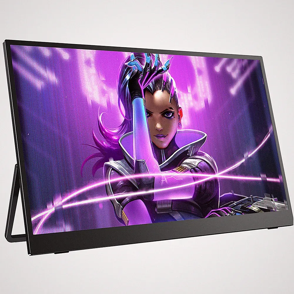 UPERFECT 17.3" 4K Portable Monitor 3840*2160 with Kickstand External For Xbox PS