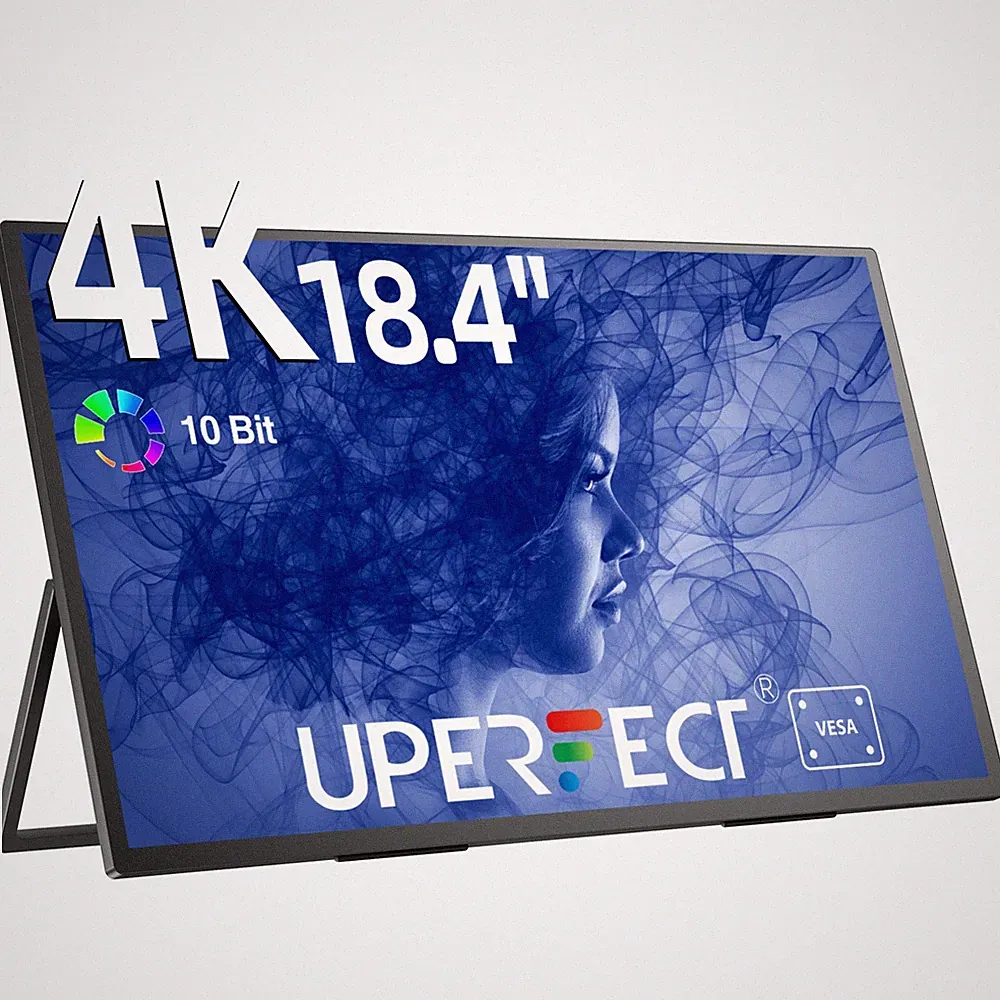UPERFECT 18.4 Inch 4K Portable Monitor 3840x2160 Gaming Monitor USB C Screen
