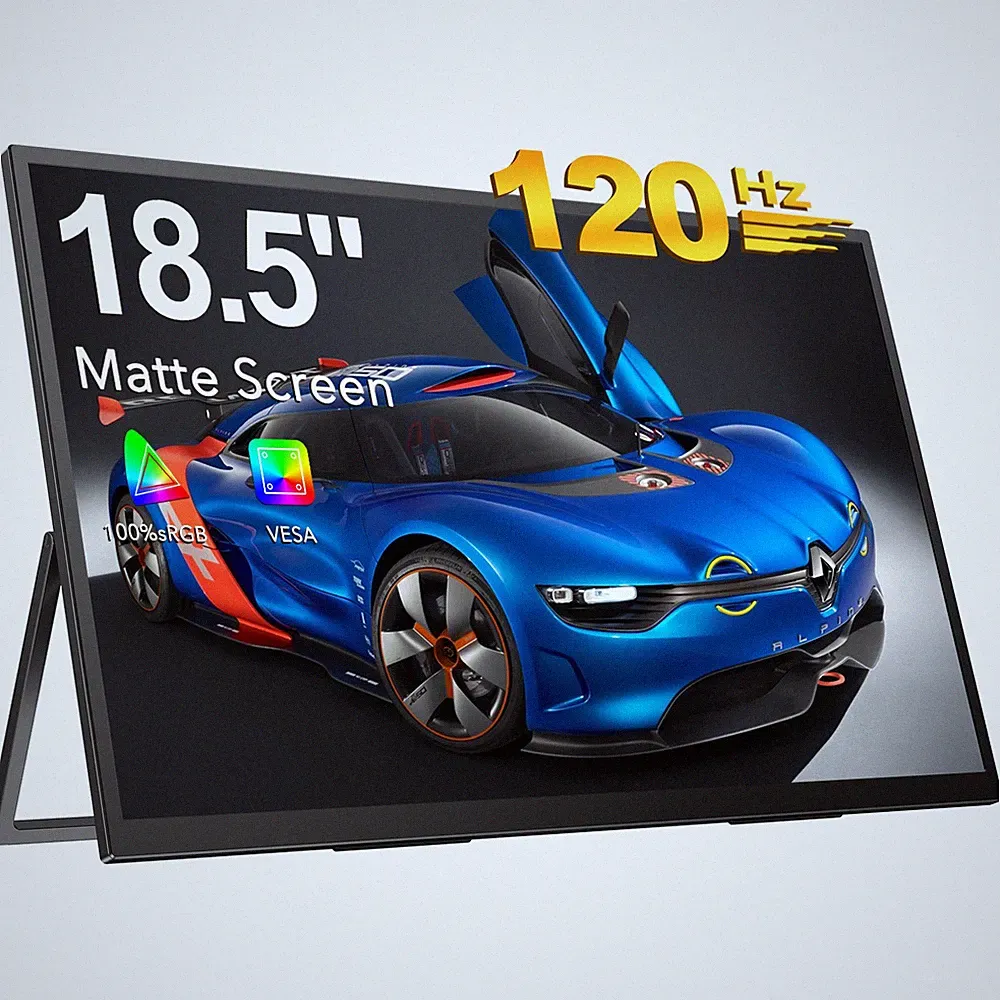 UPERFECT 18.5'' 120Hz Gaming Monitor 1920x1080 Portable Screen for PS5 Xbox