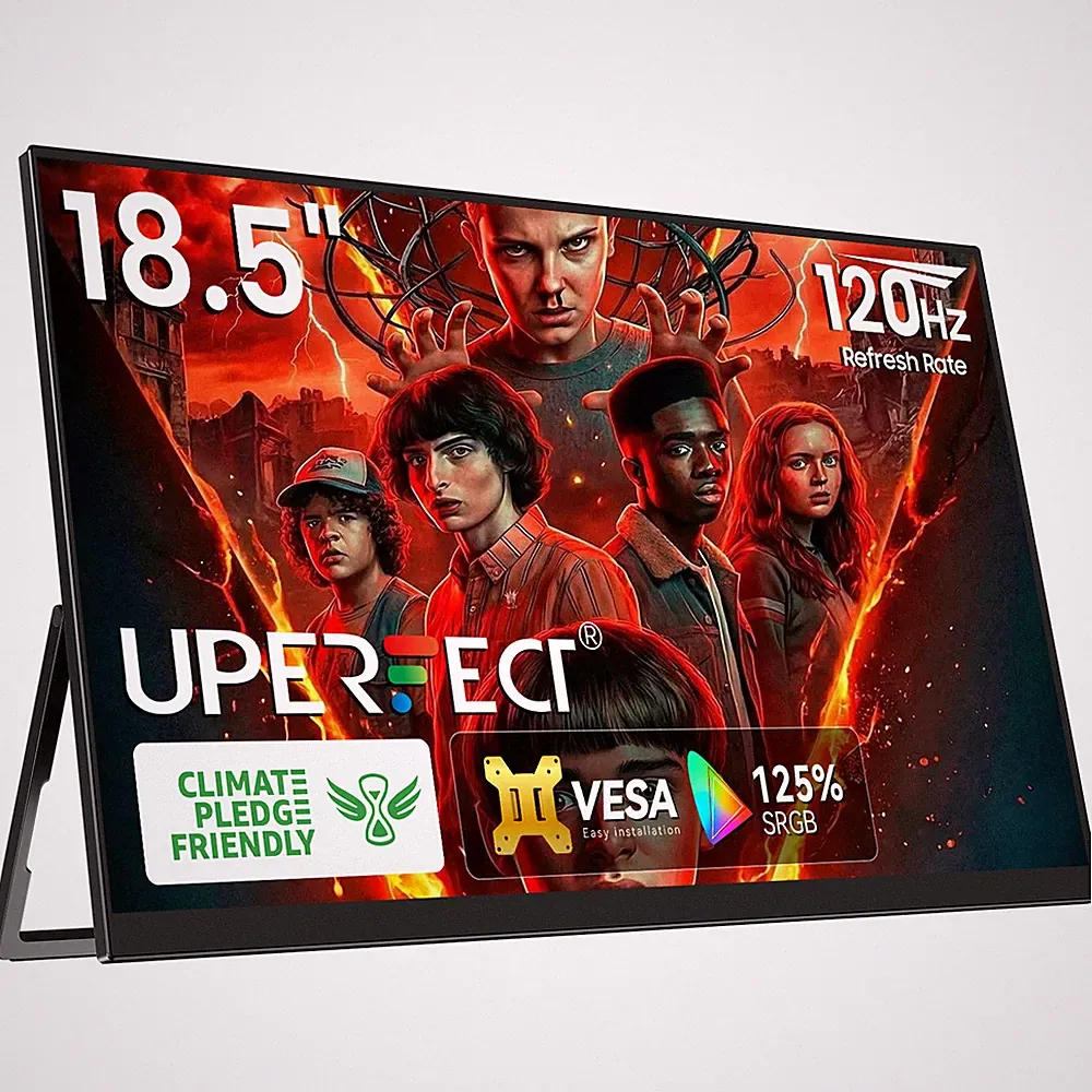 UPERFECT 18.5" 120Hz Portable Monitor 1920*1080 HDMI Type C FHD Gaming Screen