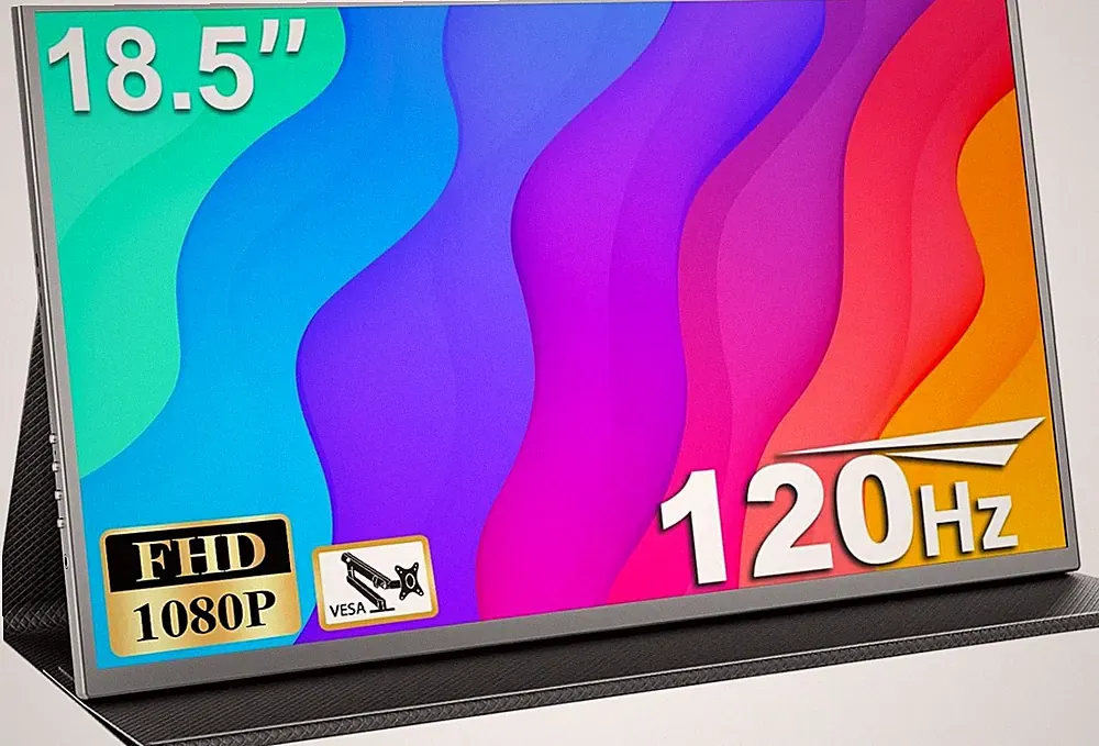 UPERFECT 18.5" 120Hz Portable Monitor 1920x1080 Gaming Monitor for PS4/5 Xbox