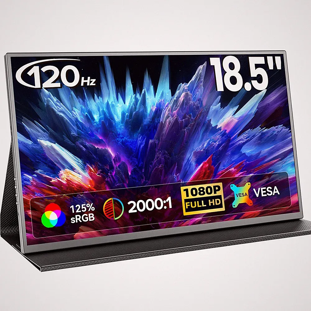 UPERFECT 18.5" 1920x1080 120Hz Gaming Monitor IPS Portable Monitor HDMI USB-C