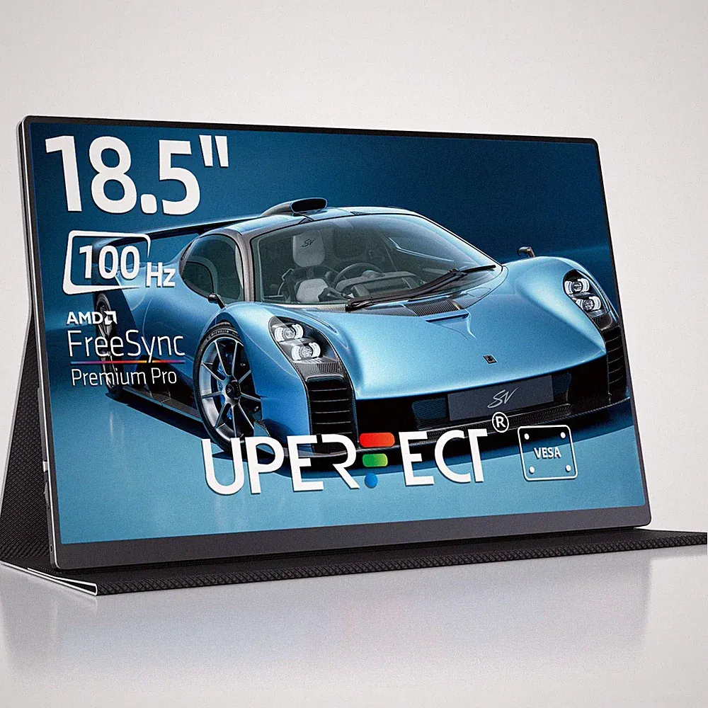 UPERFECT 18.5" 1920x1080 Portable Monitor 100Hz Screen Gaming Monitor for Xbox