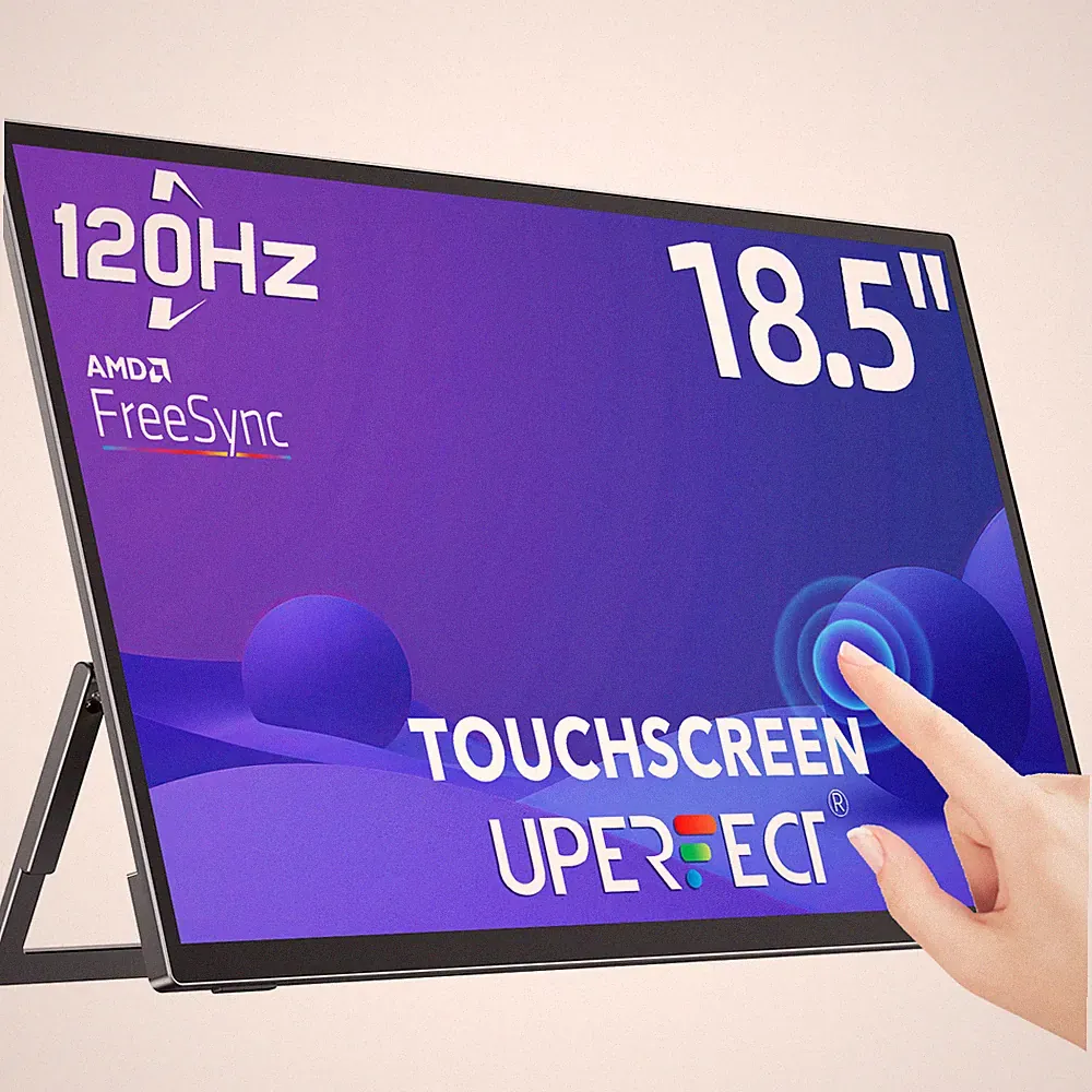 UPERFECT 18.5" FHD Touch Screen Monitor USB-C/mini HDMI PC Touchscreen Monitor