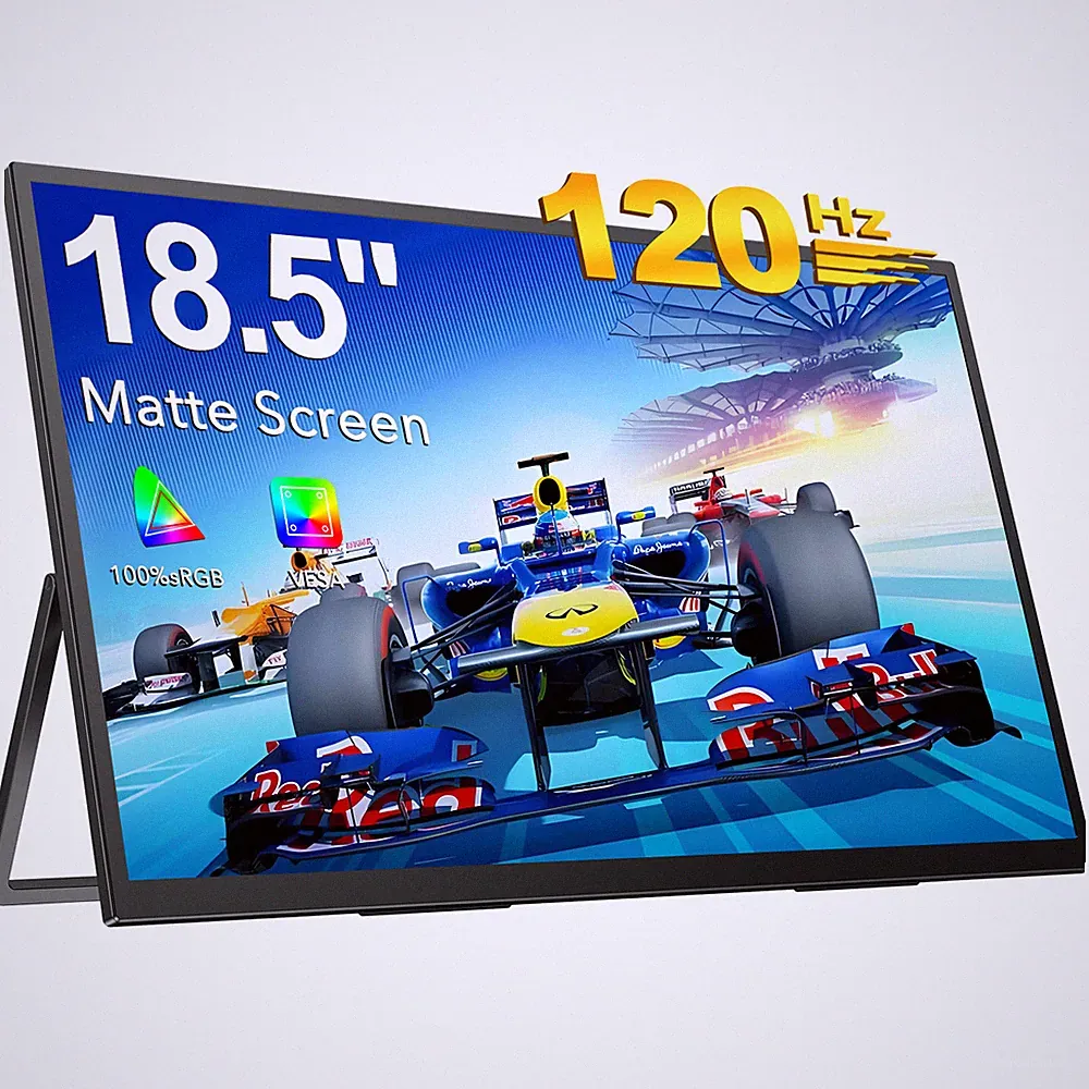 UPERFECT 18.5" Inch 120Hz Gaming Monitor Portable Screen Freesync for PS4/5 Xbox