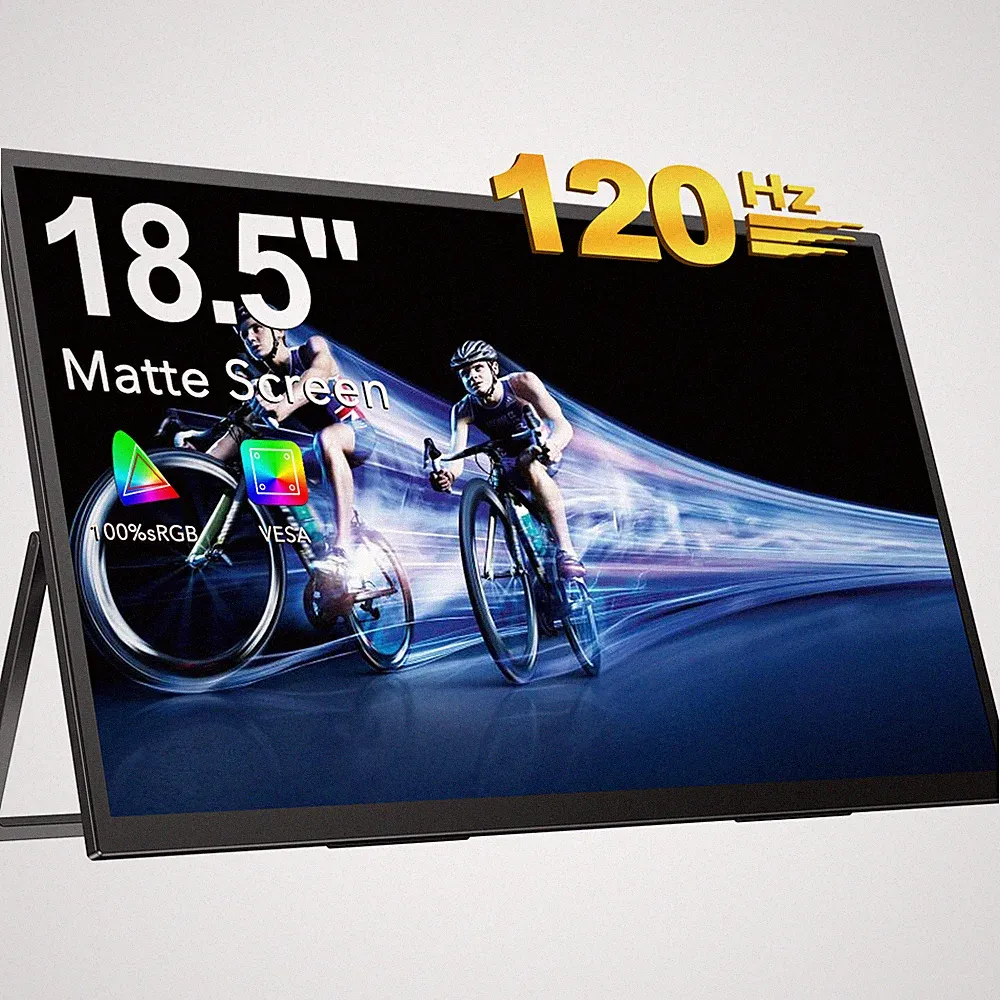 UPERFECT 18.5 inch Portable Monitor 1920x1080 120Hz HDR Gaming Monitor 100%sRGB
