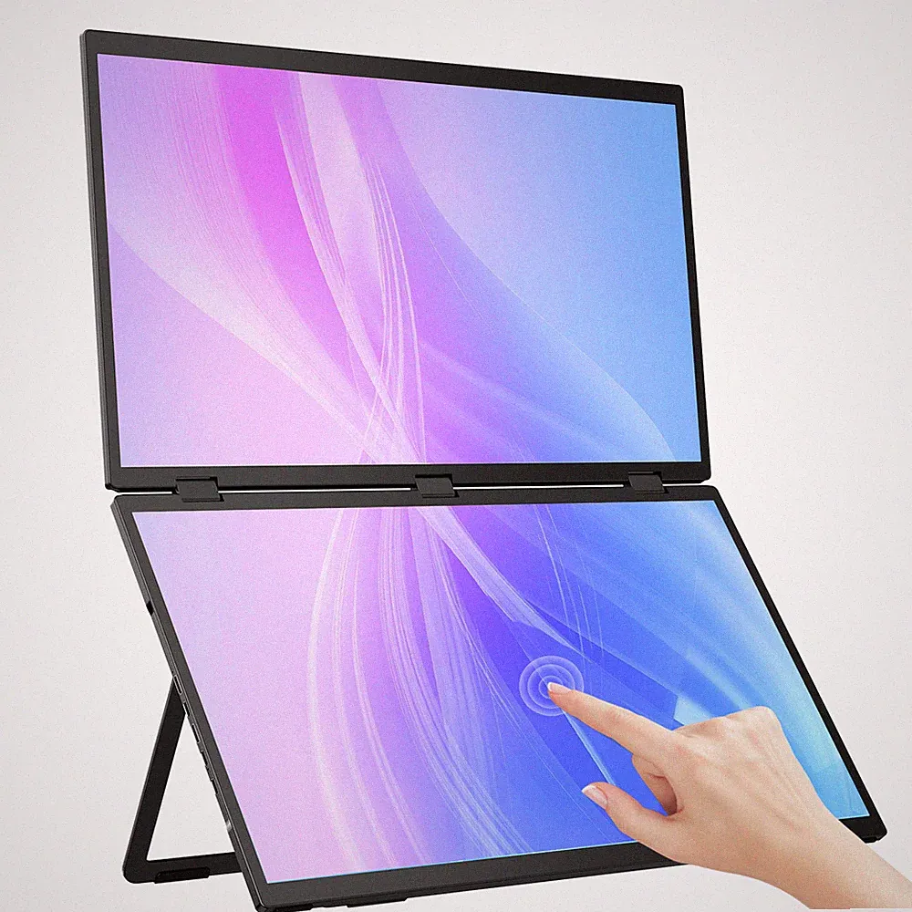 UPERFECT 18.5" Touch Screen 1080P FHD 100Hz Laptop Dual Screen Gaming Monitor