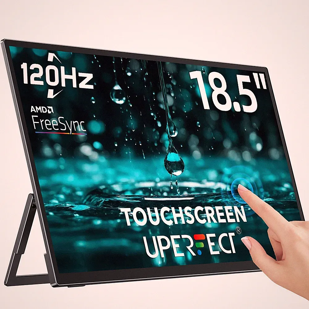 UPERFECT 18.5" Touchscreen Monitor 120Hz Full HD Gaming Screen Laptop Monitor