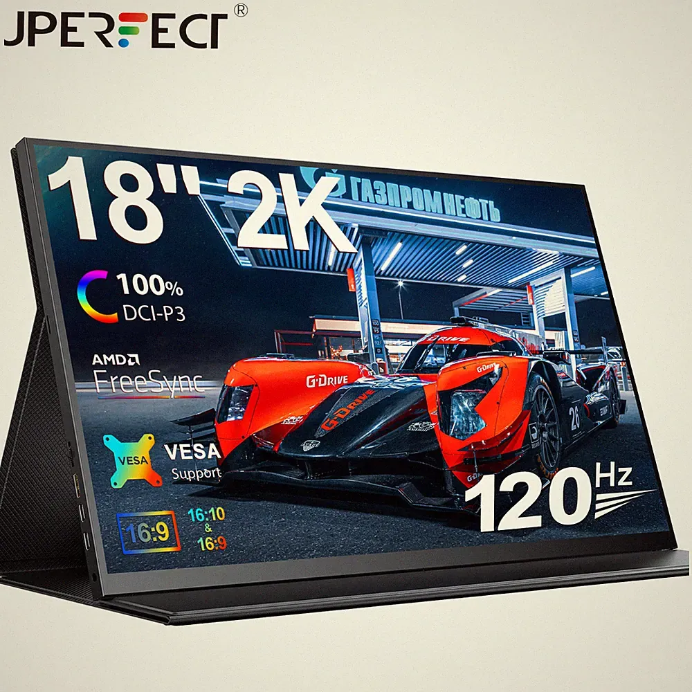 UPERFECT 18 Inch 2K 2560x1600 Portable Monitor 120Hz Gaming Display for PS, Xbox