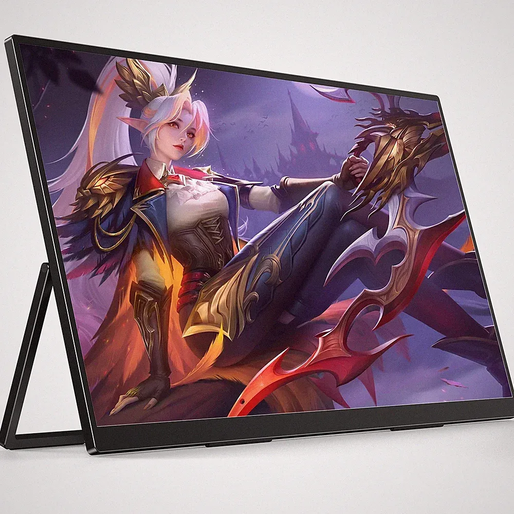 UPERFECT 19" Portable Monitor 4K 144Hz QLED Display Kickstand Display For Xbox