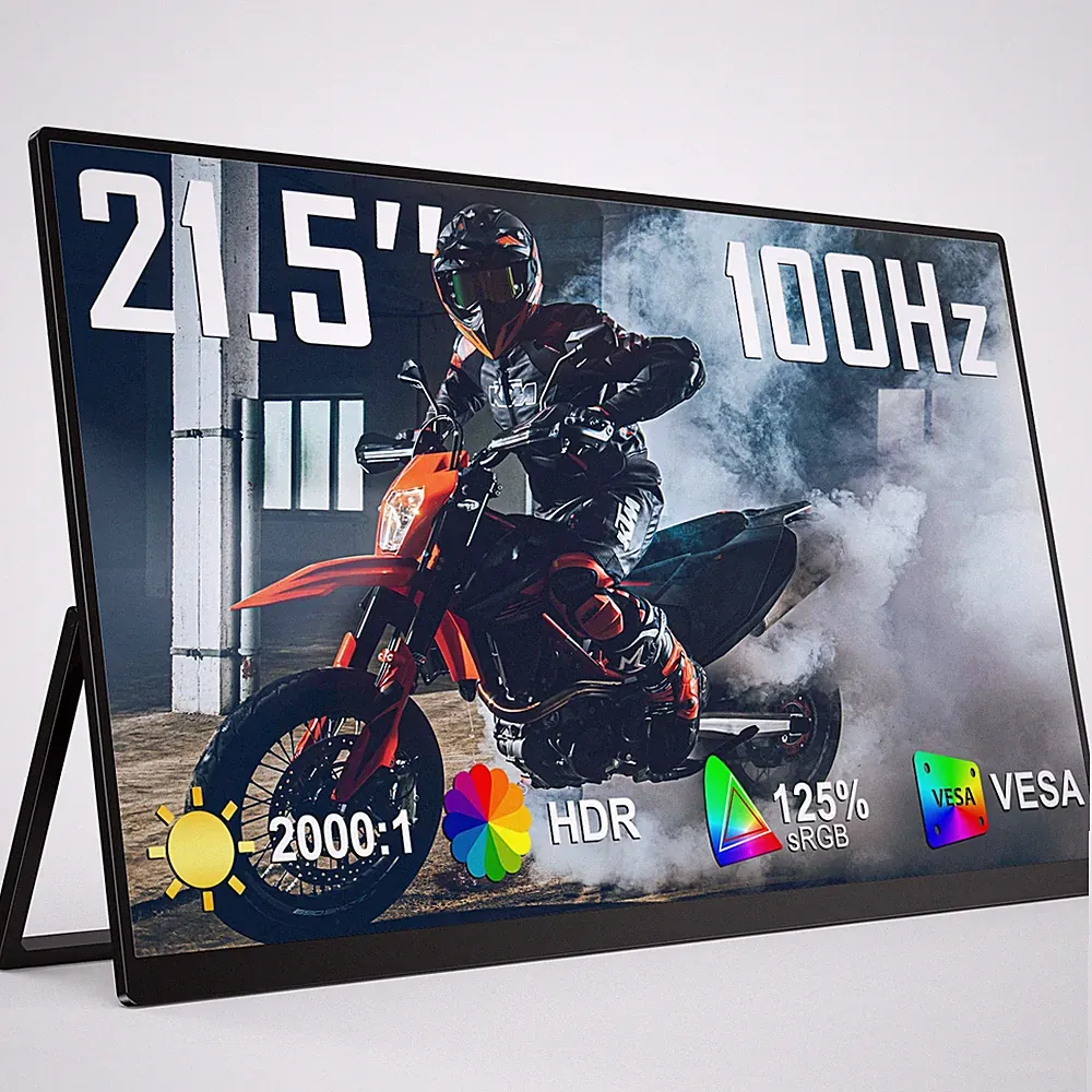 UPERFECT 21.4" 1920x1080 100Hz Portable Monitor IPS USB C Monitor Gaming Monitor