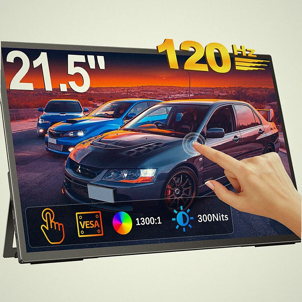 UPERFECT 21.5" Touchscreen Portable Monitor 120Hz USB-C HDMI for PS/Xbox/Laptop