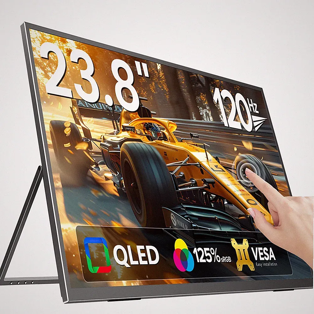 UPERFECT 23.8" 1080P 120Hz Touchscreen Portable Gaming Monitor Full HD Screen