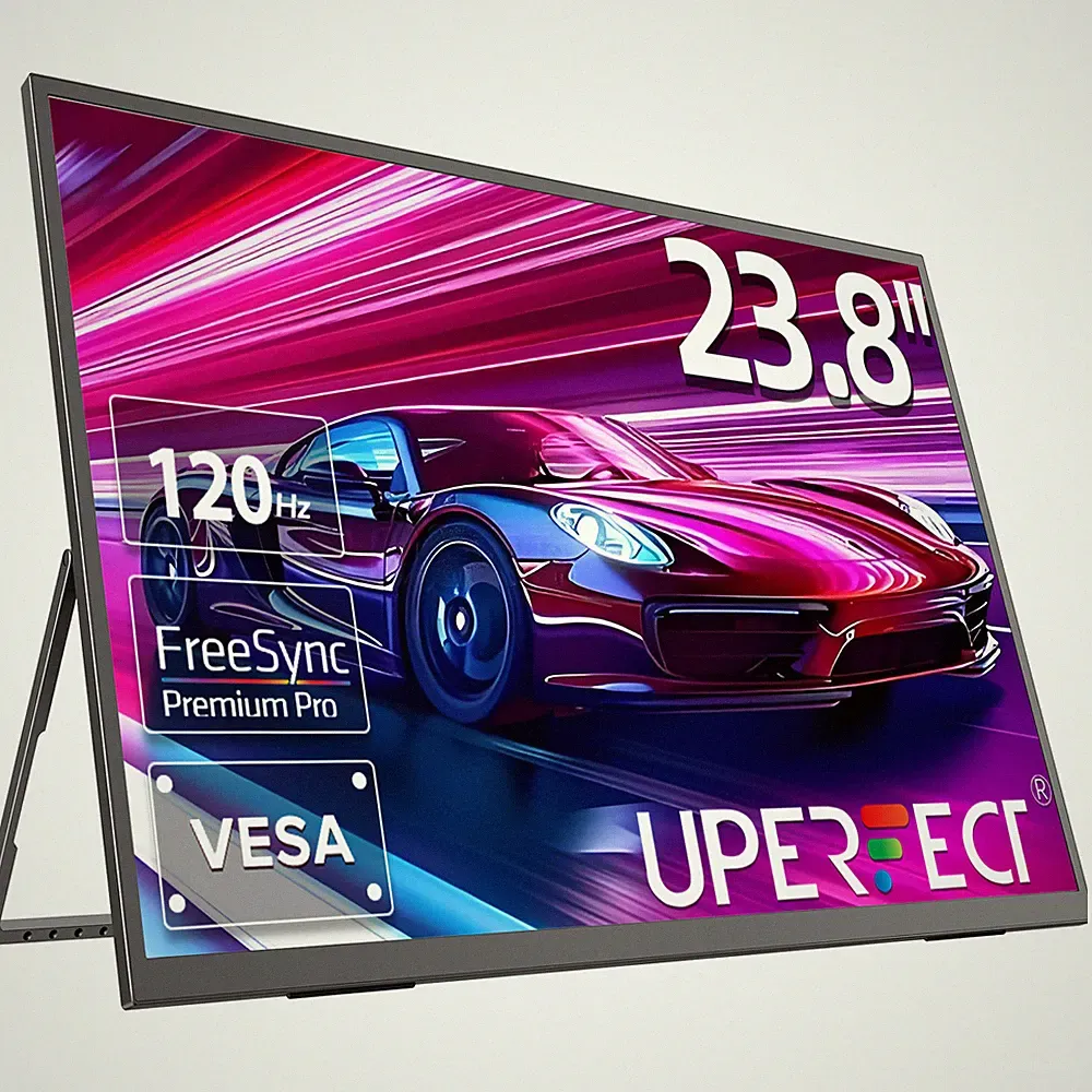 UPERFECT 23.8" Portable Monitor Laptop Screen 120Hz Gaming Monitor Full HD HDMI