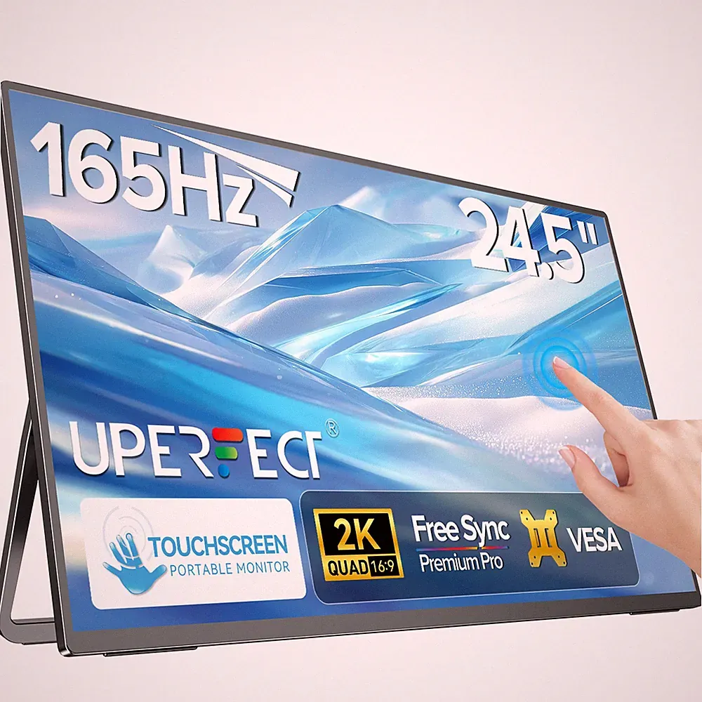 UPERFECT 24.5" 165Hz 2K Touchscreen Monitor 2560x1440 HDMI USB-C Gaming Monitor