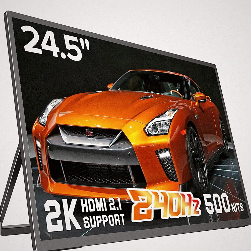UPERFECT 24.5" 2K Portable Screen 240Hz Gaming Monitor QLED PC Display for PS4/5