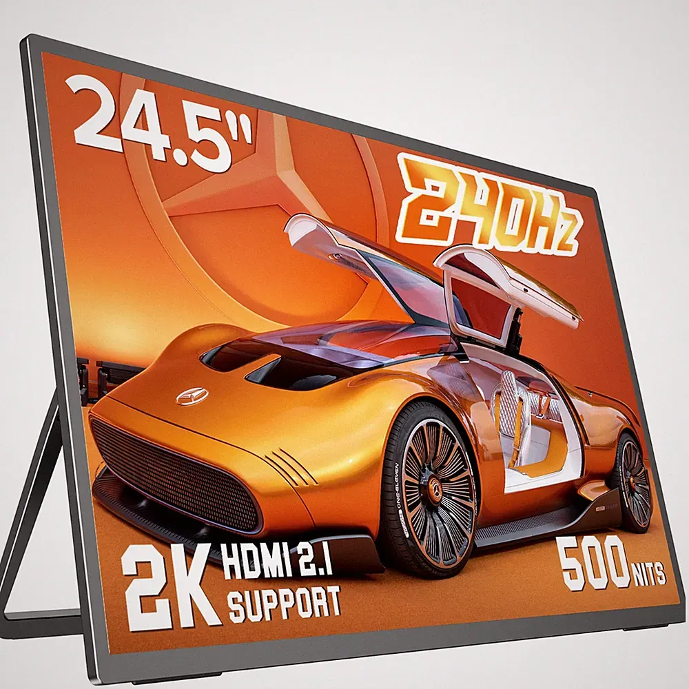 UPERFECT 2K 240Hz Gaming Monitor 24.5" 2560x1440 Portable Screen USB C Monitor