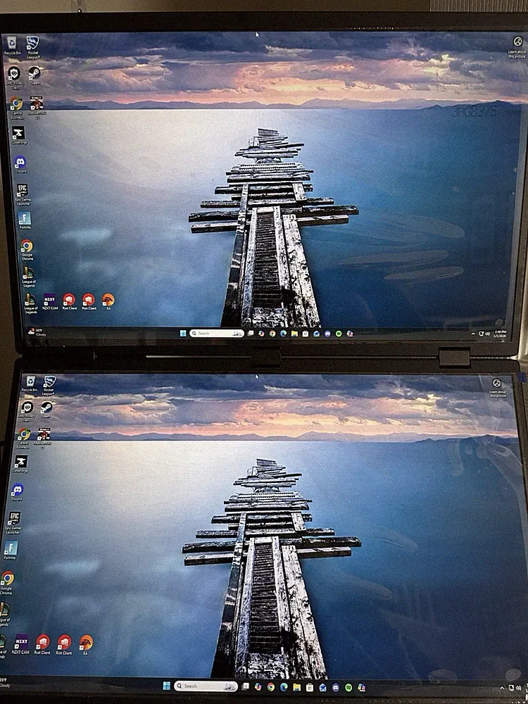 UPERFECT Delta Max M185E11 18.5” Dual Stacked Portable Monitor 100Hz Open box