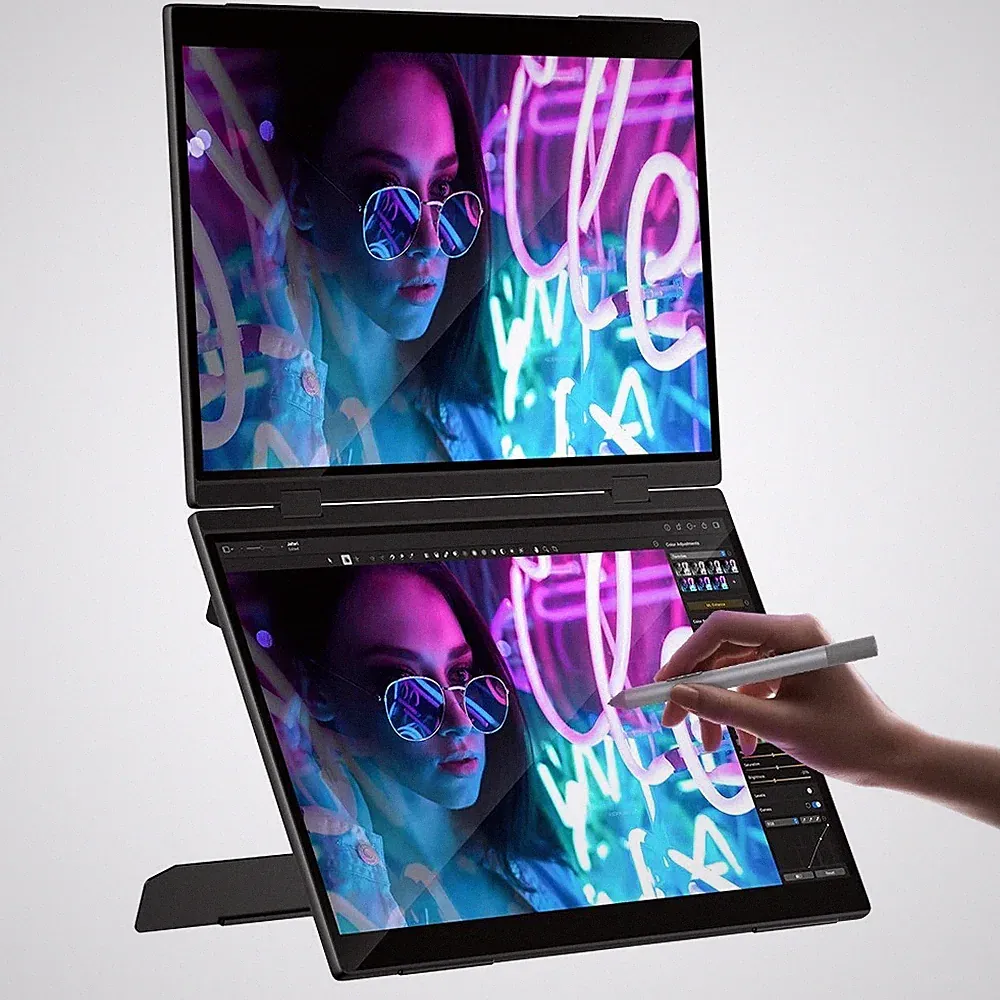 UPERFECT Delta Pro Touch 16" 2K QHD Portable Monitor Dual Screen with Touch Pen