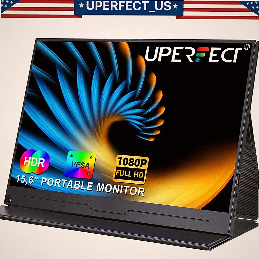 UPERFECT Portable Gaming Monitor 15.6" Super Thin for Laptop PS4 Xbox 360 1200:1