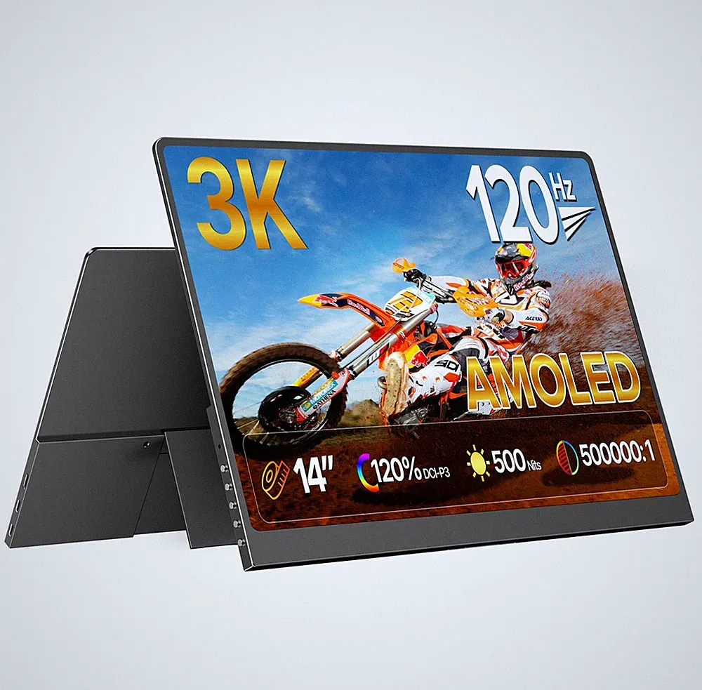 UPERFECT Portable Monitor 14'' 3K OLED Monitor Gaming for PC Xbox Switch PS
