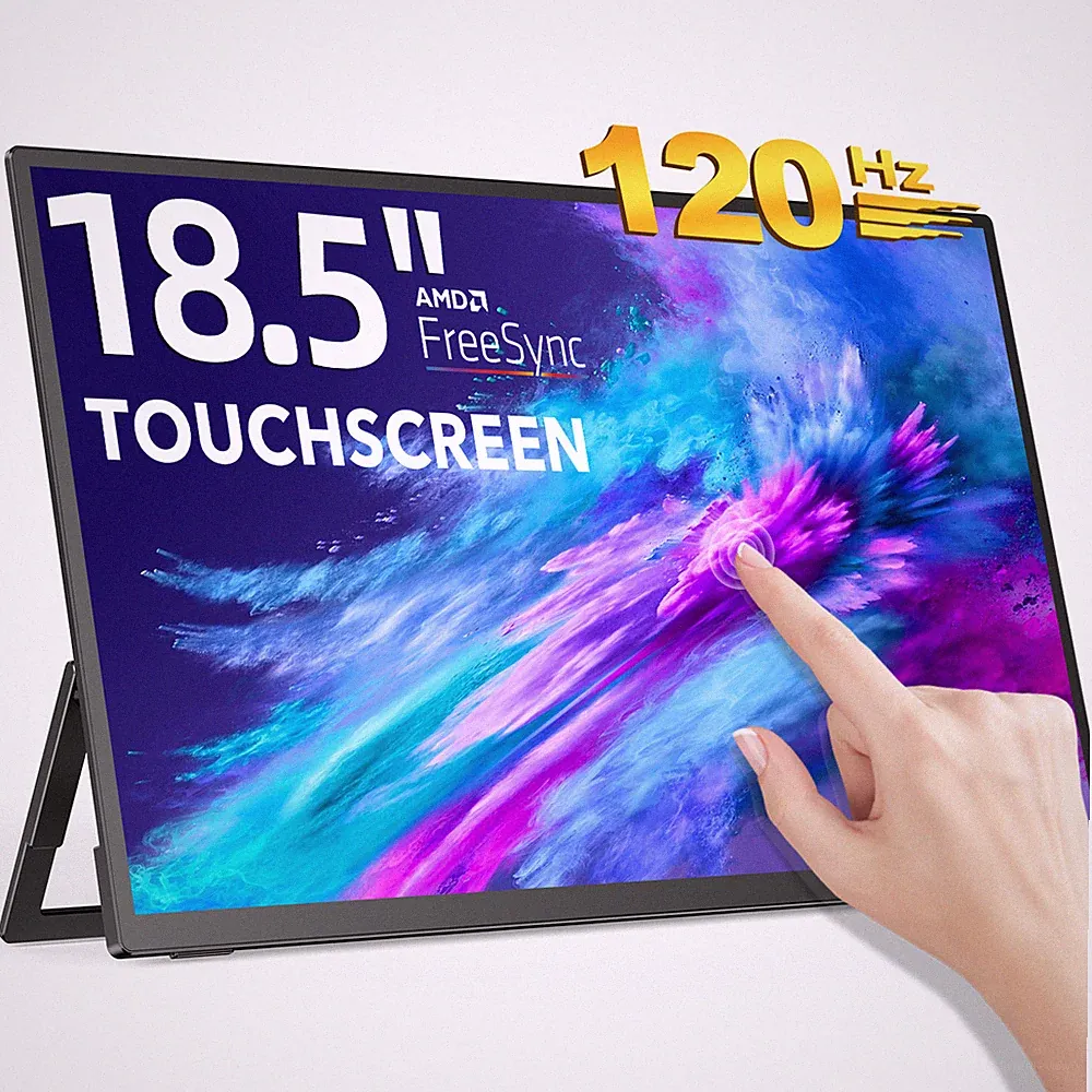 UPERFECT Touchscreen Monitor 120Hz Gaming Monitor 18.5 Inch Monitor for Laptop