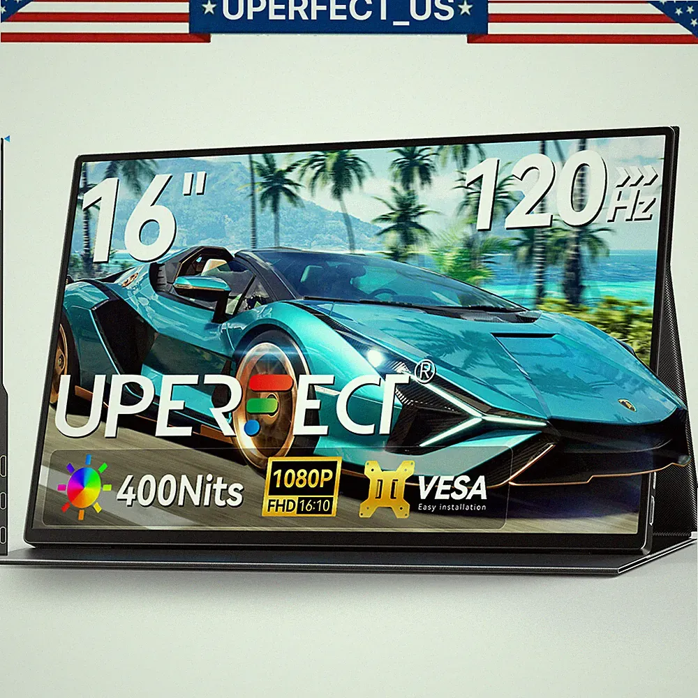 UPERFECT UGame G2 - 120Hz Gaming Monitor 16.0" Portable Display For PC PS5 2024