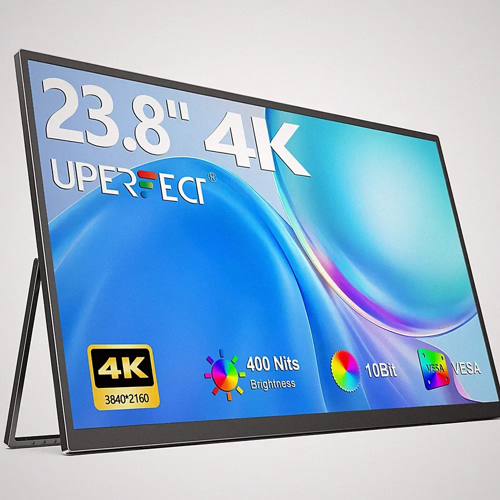 UPERTFECT 23.8" 4K Gaming Monitor 3840x2160 Portable Monitor for PC PS4/5 Xbox