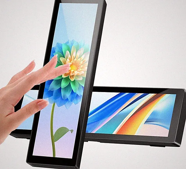 Upgraded 8.8 Inch Small Touchscreen Monitor, PC Temperature Display, PC...