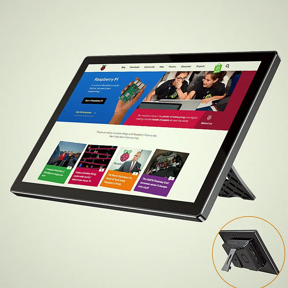 Used |10.1" Raspberry Pi Portable Monitor Touchscreen 1920*1200 For DIY Projects