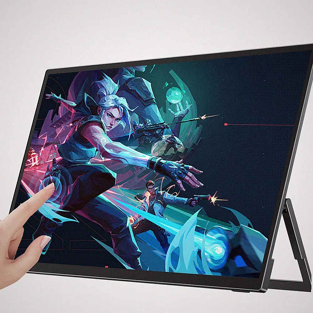 Used 18.5" 120Hz Touchscreen Portable Monitor 1080P For Xbox PS Gaming Switch