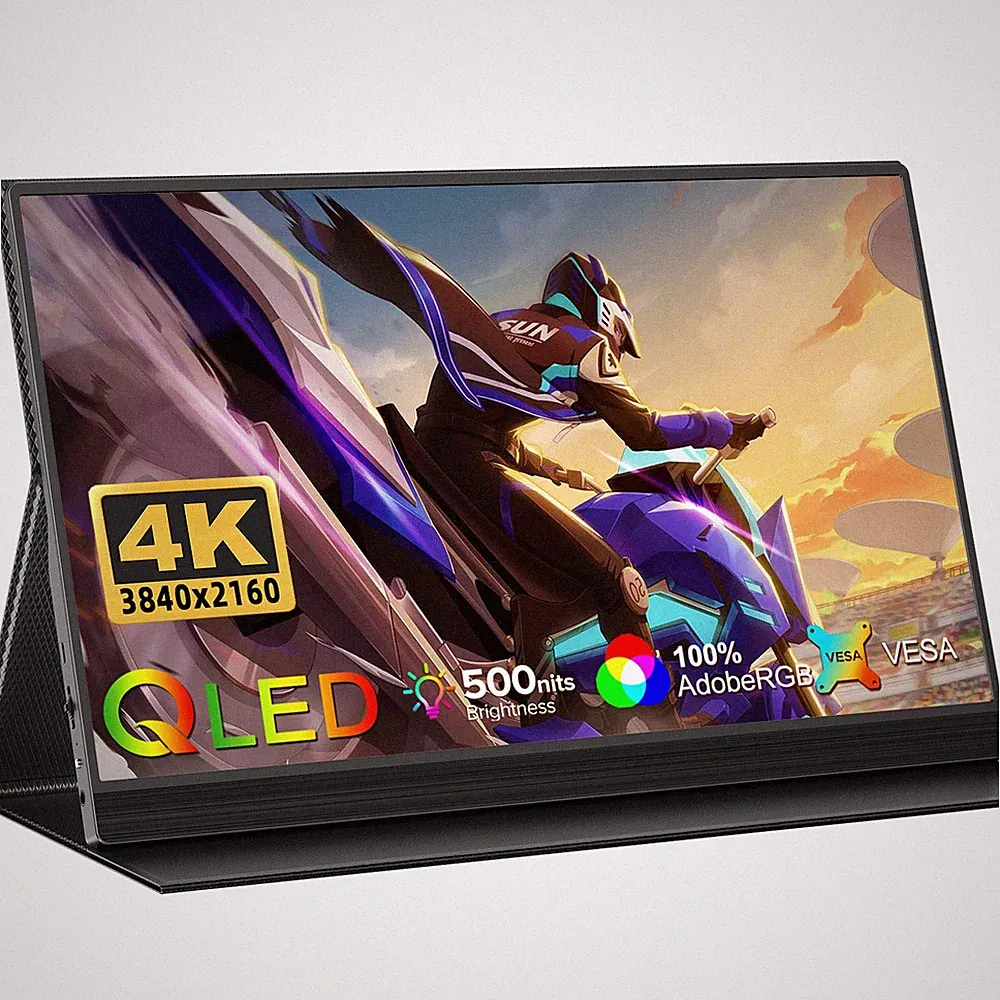 Used | 4K Portable Monitor 100% Adobe RGB 4K Ultra HD HDR Gaming Screen Monitor
