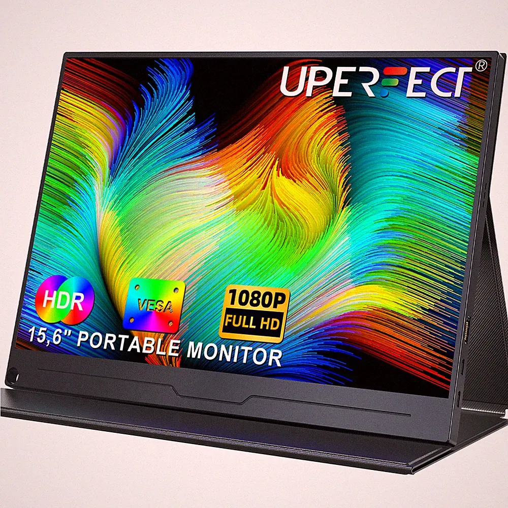 Used | Portable Monitor 15.6 Inch FHD USB-C Monitor HDMI with Smart Case