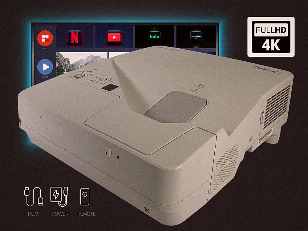 UST 4K 3LCD Projector for Gaming Setups or Simulators 3600 Lumens 20W Speaker ⚡