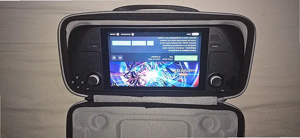 Valve Steam Deck Black 256GB LCD Gaming Monitor with Case, Charger, Dock