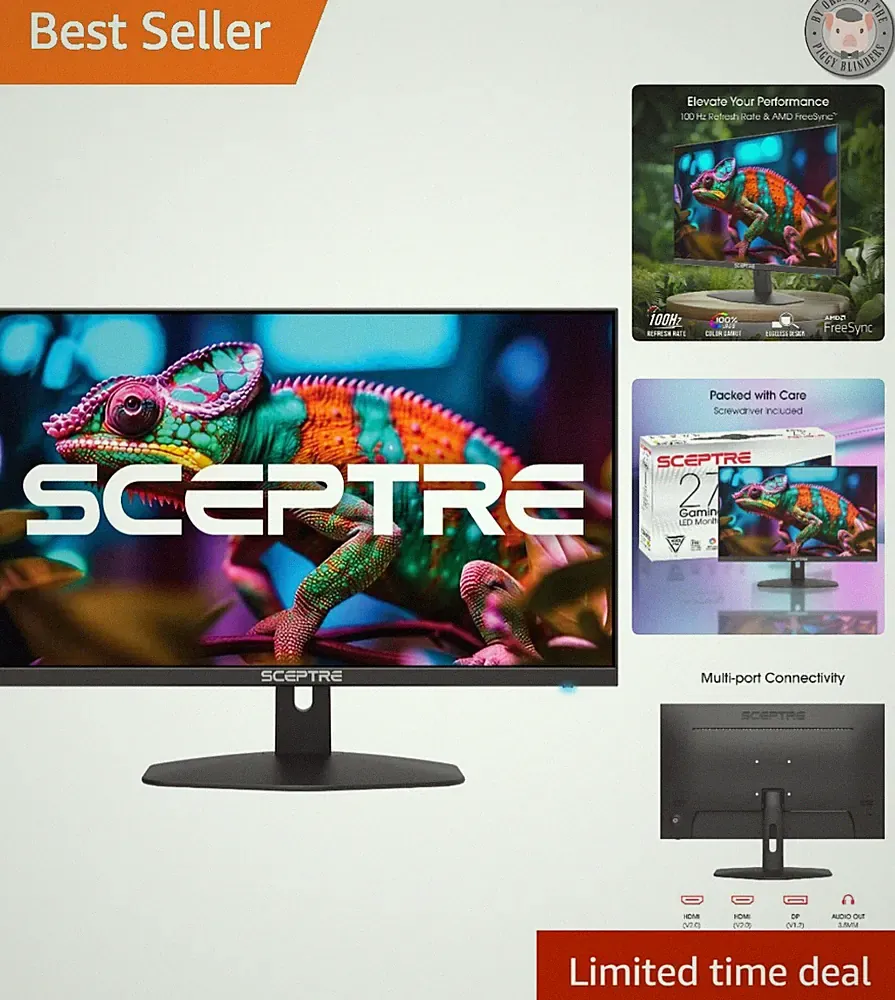 Versatile 27-Inch 1080p Gaming Monitor with Adaptive Sync & Matte Finish