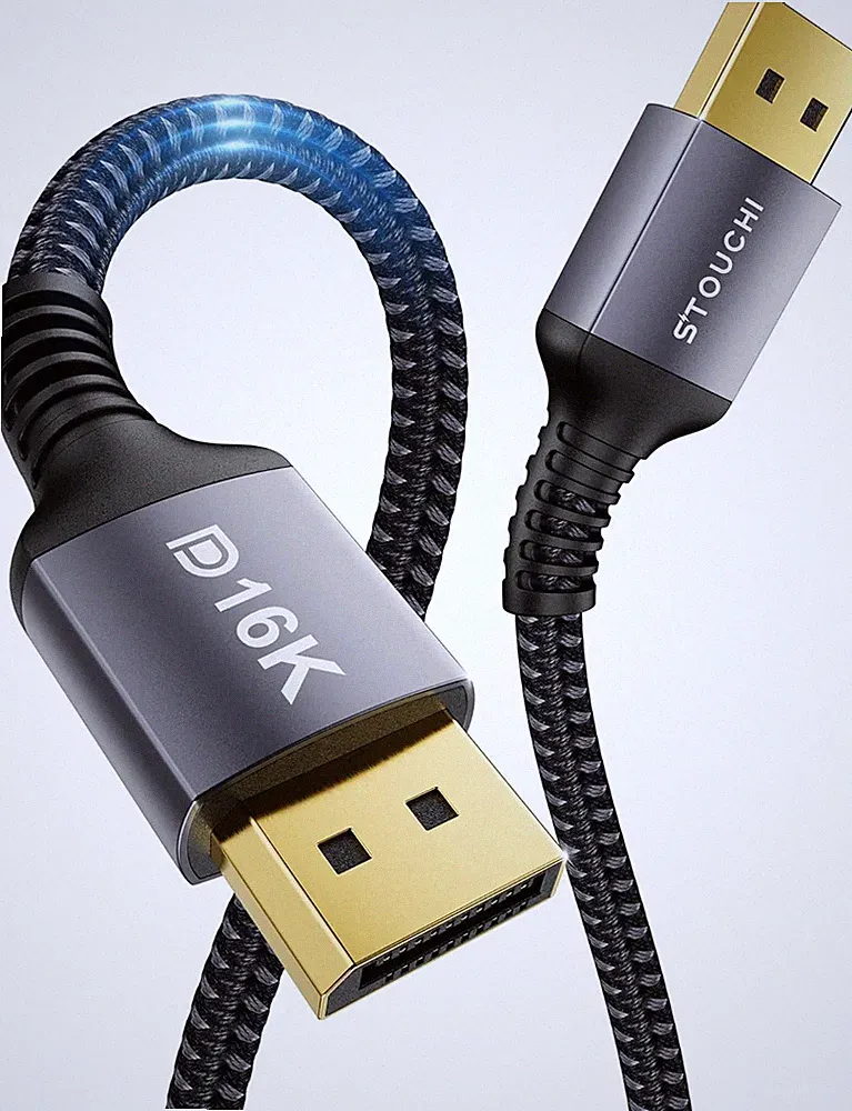 VESA Certified Displayport 2.1 Cable 10FT/3M, 54Gbps UHBR13.5 [16K 8K 4K@240Hz]