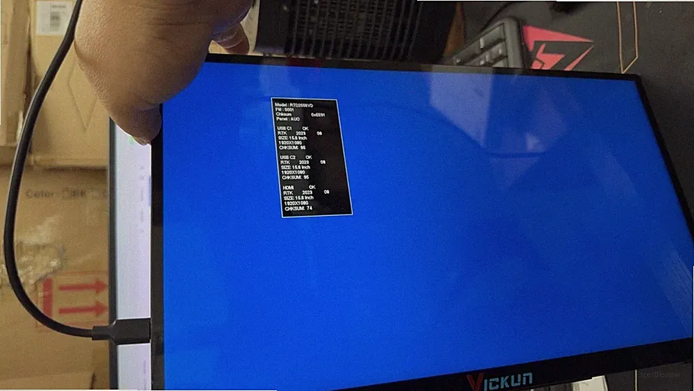 Vickun PDM-15T 15.6” Full HD Touchscreen Portable Monitor