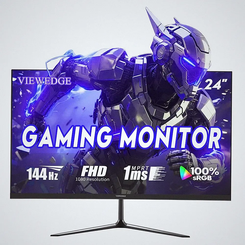 Viewedge 24 Inch Gaming Monitor 1080p 144hz, VA 1ms FHD Computer Monitor with