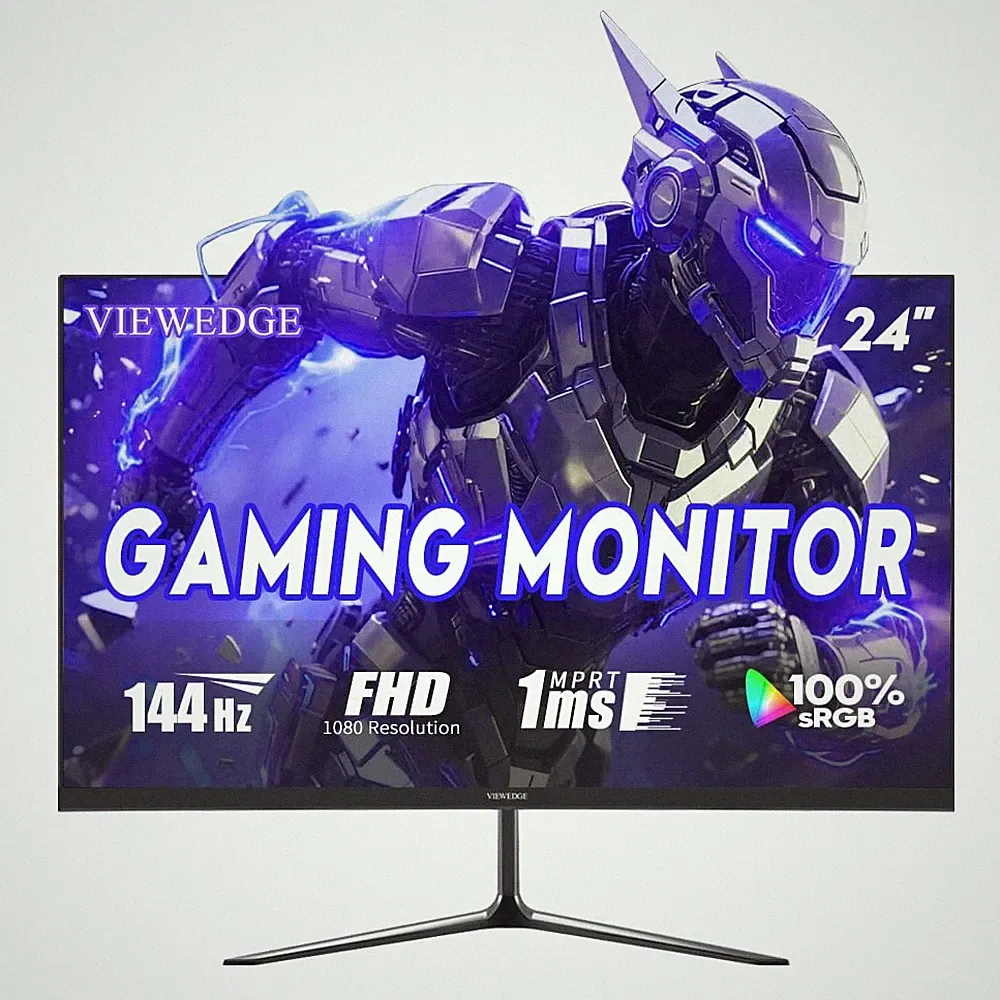 Viewedge 24 Inch Gaming Monitor, 1080p FHD, 144Hz Refresh Rate, VA Panel, 1ms