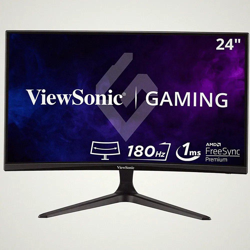 ViewSonic 1080p 1ms 180Hz Curved Gaming Monito VX2418C 24" FreeSync Premium