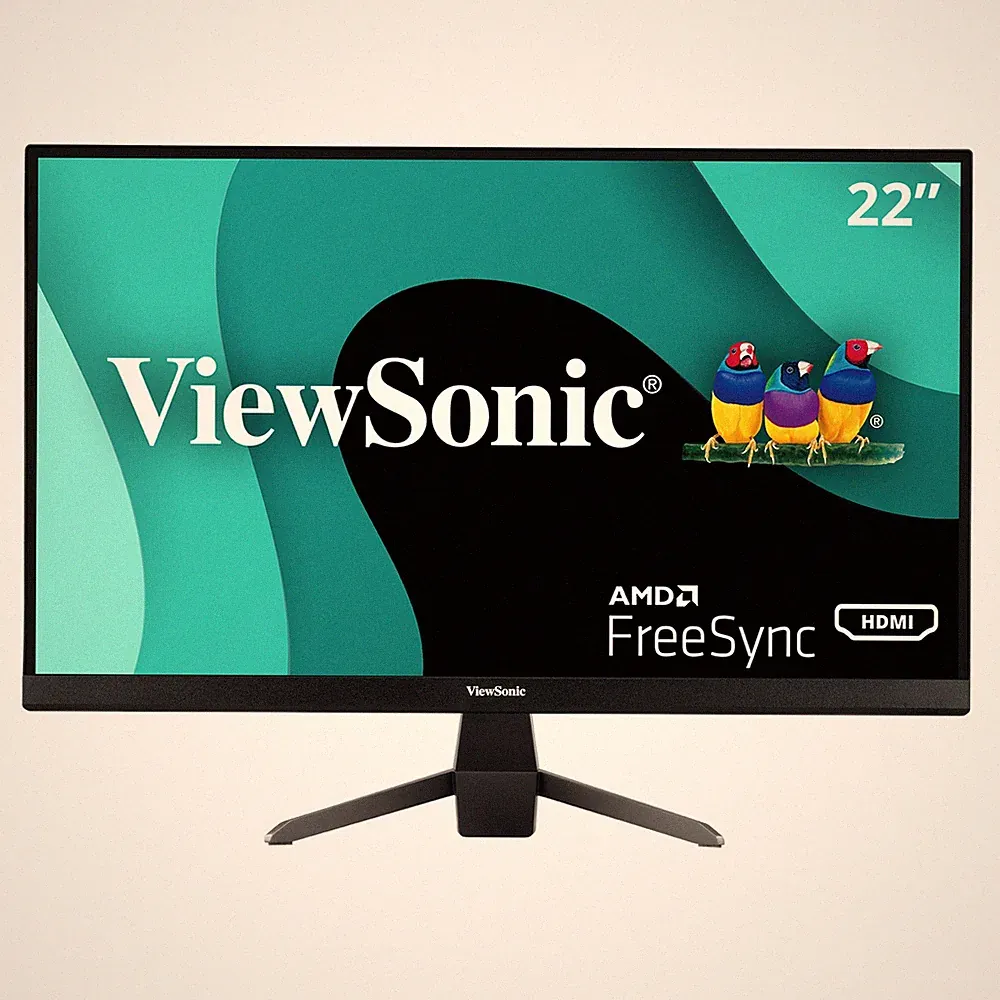 ViewSonic 1080p Gaming Monitor VX2267-MHD 22" with 100Hz, 1ms, FreeSync (CR)