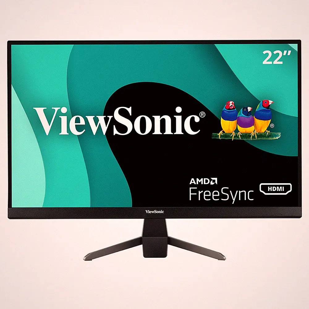 ViewSonic 1080p Gaming Monitor VX2267-MHD 22" with 100Hz, 1ms, FreeSync (CR)